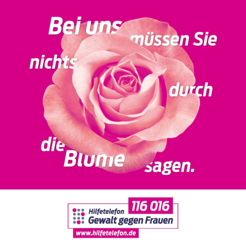 Anzeigenmotiv 2 zum Thema "Gewalt gegen Frauen"