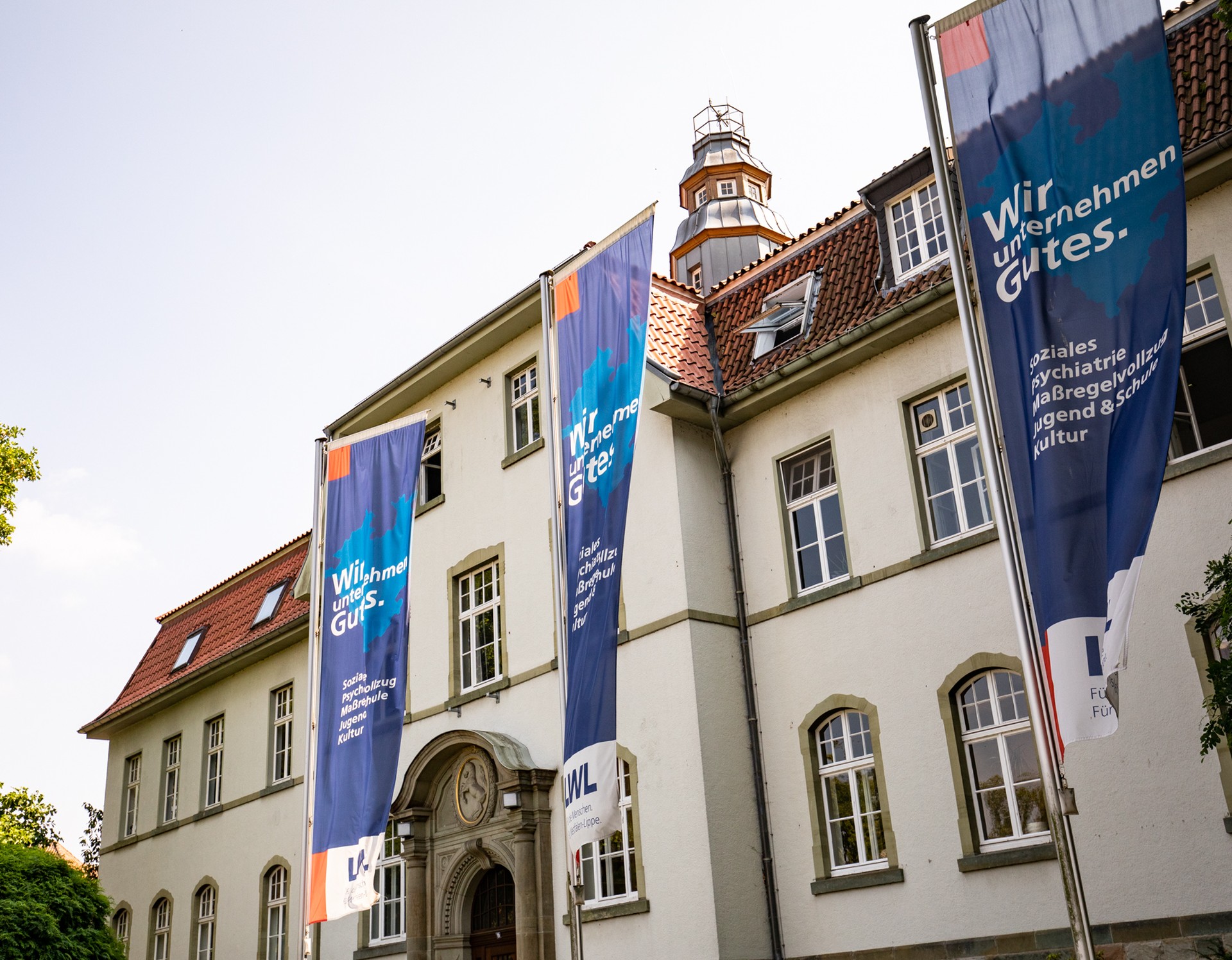 Das Verwaltungsgebäude der LWL-Klinik Lippstadt.