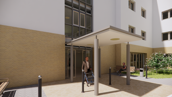 Eingang Neubau Warstein Eingang Neubau Warstein